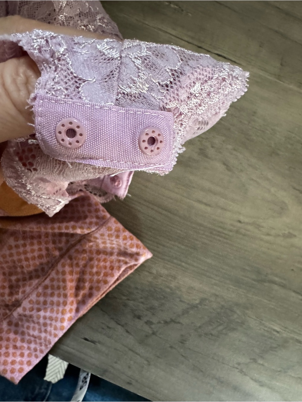 Free People Peach Wrap Bodysuit with Light Pink Accents - Picture 10 of 10